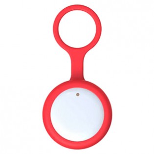 Amazpet Smart Dog Button Tag Red