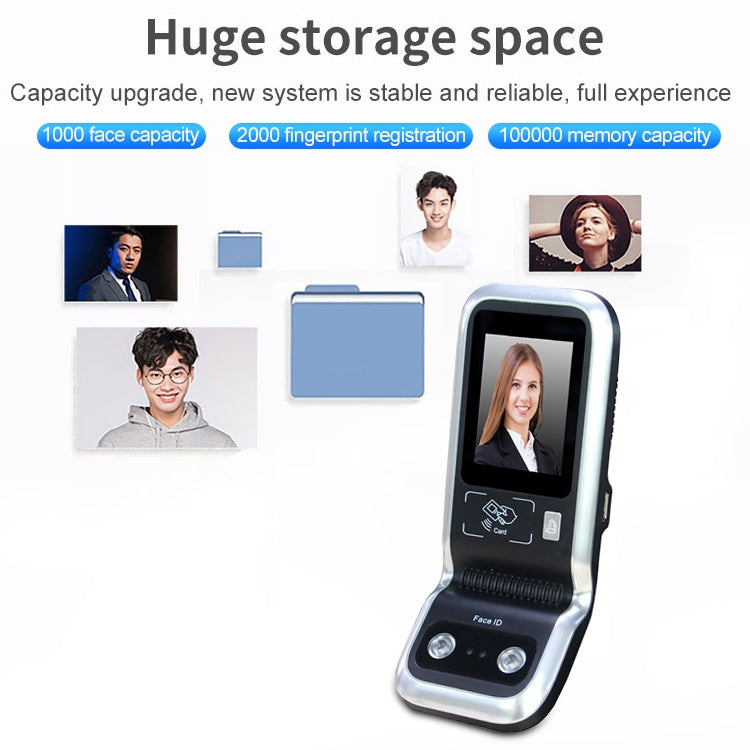 Realand TF01 2.8 inch TFT Touch Screen Face Fingerprint Time Attendance Machine
