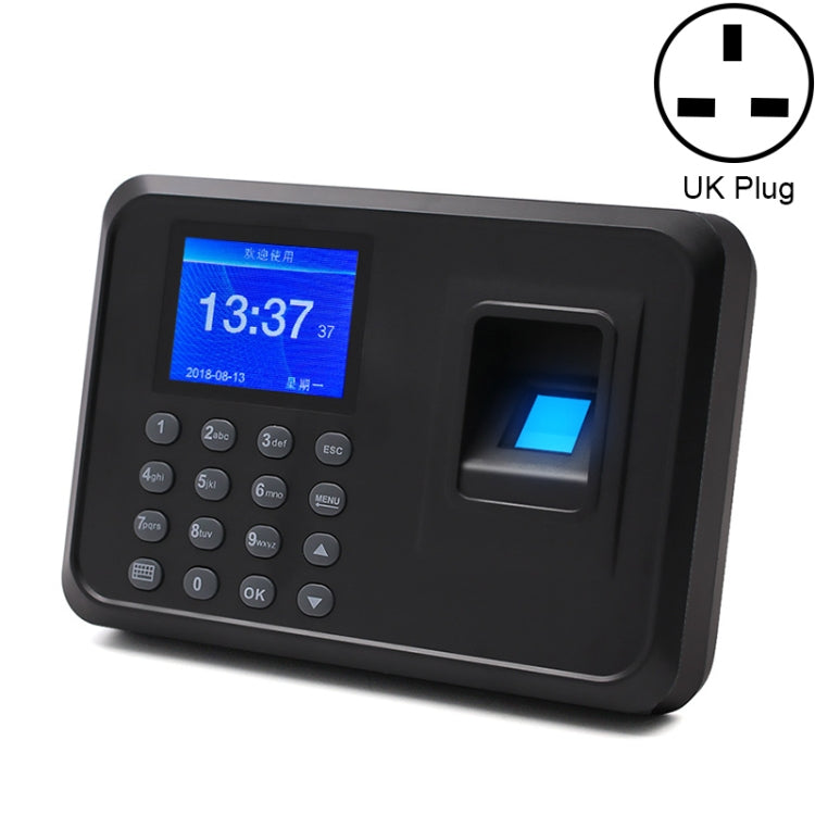 F01 Fingerprint Time Attendance Machine with 2.4 inch TFT Screen, US Plug — view 9