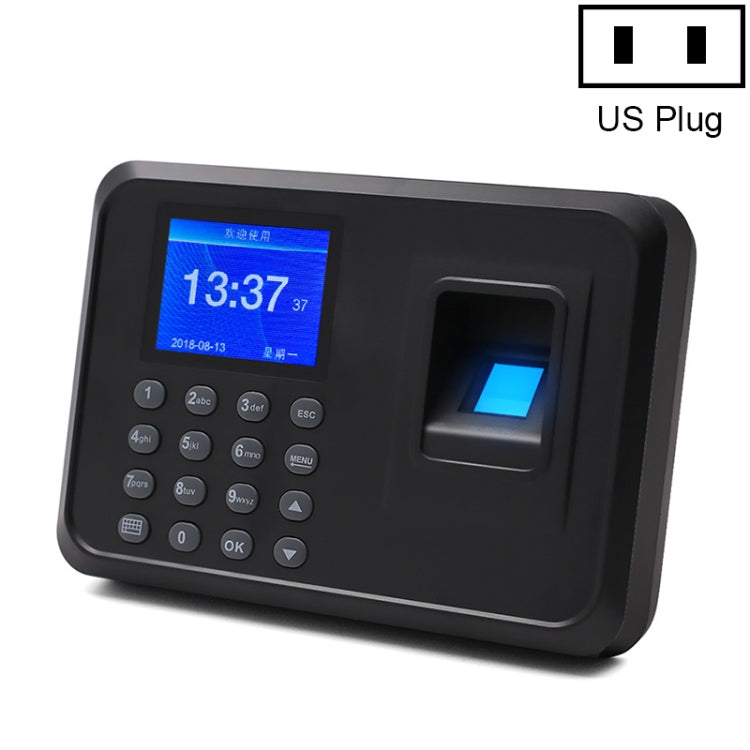 F01 Fingerprint Time Attendance Machine with 2.4 inch TFT Screen, US Plug — view 10
