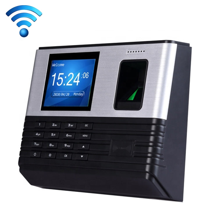Realand AL355+ Fingerprint Time Attendance with 2.8 inch Color Screen & ID Card Function & WiFi & Access Control Function