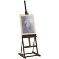 Adjustable Beechwood Artist's Easel with Storage Compartment, 53x50.5x171-230cm