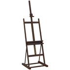 Adjustable Beechwood Artist's Easel with Storage Compartment, 53x50.5x171-230cm — view 12