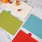 ZENO 4-Piece Color-Coded Cutting Board Set with Non-Slip Index and Stand