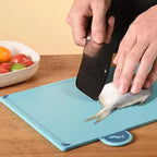 ZENO 4-Piece Color-Coded Cutting Board Set with Non-Slip Index and Stand