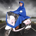 Universal waterproof raincoat for mobility scooters, hooded poncho
