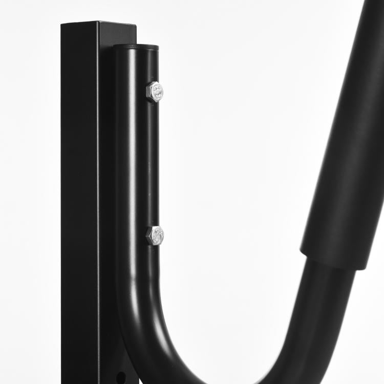 Rack for 2 kayaks, surfboards, or stand-up paddleboards; metal frame; width-adjustable (144–180 cm).