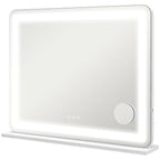 LED Lighted Mirror with 3-Mode Adjustable Brightness, 10X Magnification, USB Charging Port, and Touch Control – 80 x 62 cm — view 12