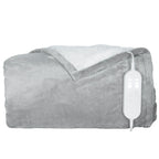 Electric Blanket 180x130 cm, 9 Temperature Levels, Timer, Machine Washable, LED Display, Grey — view 2