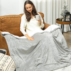 Electric Blanket 180x130 cm, 9 Temperature Levels, Timer, Machine Washable, LED Display, Grey — view 11