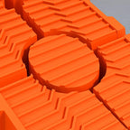 Set of 2 Plastic Car Ramps, 5-Ton Max Load, 91x30x21 cm, Orange