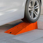 Set of 2 Plastic Car Ramps, 5-Ton Max Load, 91x30x21 cm, Orange