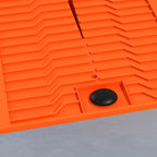Set of 2 Plastic Car Ramps, 5-Ton Max Load, 91x30x21 cm, Orange