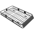 Adjustable metal car roof rack (length: 109–162 cm), max. load 100 kg
