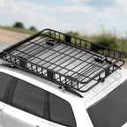 Adjustable metal car roof rack (length: 109–162 cm), max. load 100 kg