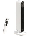 2000W ABS Fan Heater with Remote Control, Oscillation and Timer, 30x22x82.5 cm, White
