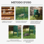 Rat, Mice, and Nutria Trap Cage with Single Door, 60x18x20cm, Green — view 7