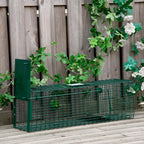 Rat, Mice, and Nutria Trap Cage with Single Door, 60x18x20cm, Green — view 8