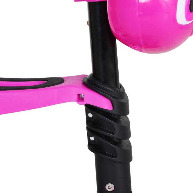 3-Wheel Scooter for Kids with Seat and Height-Adjustable Handlebar
