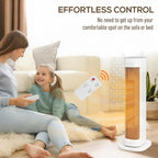 Low Consumption 2000W Electric Heater with 3 Modes, Adjustable Thermostat, Tip-Over and Overheating Protection — view 10
