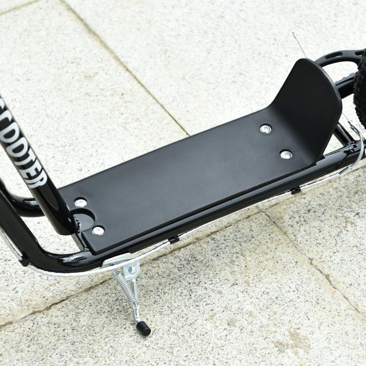 Children's Scooter (Ages 5+) with Height-Adjustable Handlebar and Steel Frame, 100 kg Load Capacity, 120x58x75-80 cm, Black