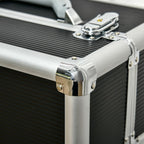 Professional Makeup Case / Cosmetic Case with 6 Extendable Drawers and Key Lock, 36x23x58cm, Black — view 11