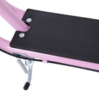 Large-wheel scooter (41 cm pneumatic tires) with pegs – Pink