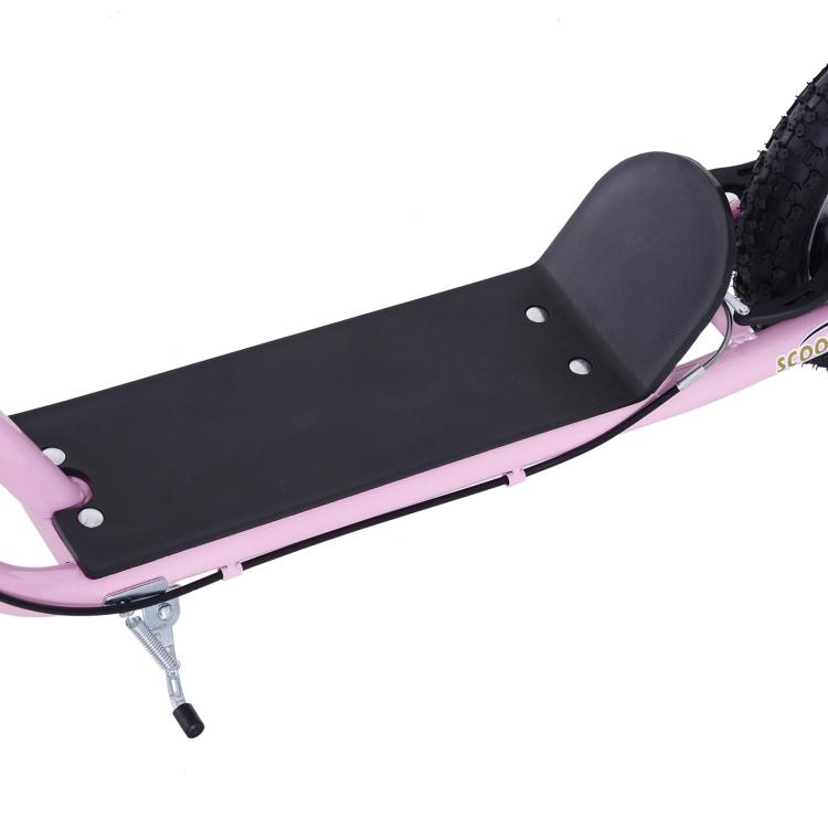 Large-wheel scooter (41 cm pneumatic tires) with pegs – Pink