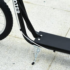 Lightweight height-adjustable kids scooter with brake – Black
