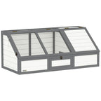 Turtle box, outdoor turtle enclosure, bottomless design, easy to open, turtle house, white