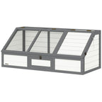 Turtle box, outdoor turtle enclosure, bottomless design, easy to open, turtle house, white — view 2