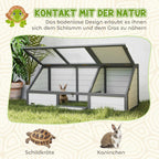 Turtle box, outdoor turtle enclosure, bottomless design, easy to open, turtle house, white — view 7