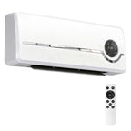 Wall-Mounted Fan Heater – 2000W Ceramic Wall Heater with Fan, Remote Control, 2 Heating Modes, LED Display — view 2
