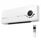 Wall-Mounted Fan Heater – 2000W Ceramic Wall Heater with Fan, Remote Control, 2 Heating Modes, LED Display — view 12