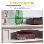 1800W Electric Fireplace with Adjustable LED Flame Effect, Remote Control, Timer, and Integrated Shelf – White — view 9