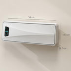 2000W Electric Wall Heater with 3 Modes, LED Display, Thermostat, Timer and Oscillation, White — view 5