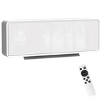 2000W Wall-Mounted Low-Energy Electric Heater with 3 Modes, LED Display, Thermostat, Timer, and Glass Panel — view 2
