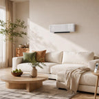 2000W Wall-Mounted Low-Energy Electric Heater with 3 Modes, LED Display, Thermostat, Timer, and Glass Panel — view 11