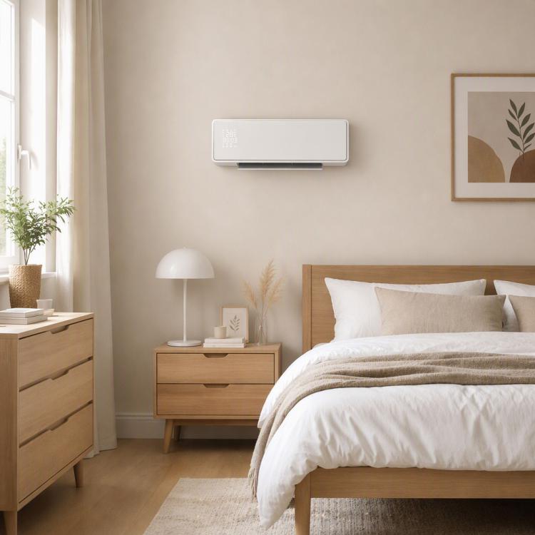 2000W Wall-Mounted Low-Energy Electric Heater with 3 Modes, LED Display, Thermostat, Timer, and Glass Panel — view 10