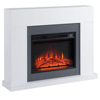 1800W-2000W Electric Fireplace with Remote Control, Adjustable Flame, Thermostat, and Weekly Timer – White (for 37 m2) — view 12