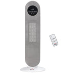 PTC Ceramic Electric Heater 1300/2000W with Remote Control 15–40 °C 45° Oscillation 12H Timer White — view 2