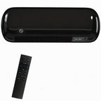 2000W Wall-Mounted Electric Heater with 3 Modes, LED Display, Thermostat, Timer, and Oscillation – Black