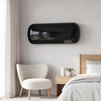 2000W Wall-Mounted Electric Heater with 3 Modes, LED Display, Thermostat, Timer, and Oscillation – Black — view 11
