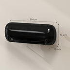 2000W Wall-Mounted Electric Heater with 3 Modes, LED Display, Thermostat, Timer, and Oscillation – Black — view 5
