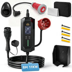 Portable Wallbox 11kW 8m Type 2 (CEE 6–16A to Type 2) IP65 for EV/PHEV