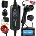 Portable Wallbox 11kW 8m Type 2 (CEE 6–16A to Type 2) IP65 for EV/PHEV