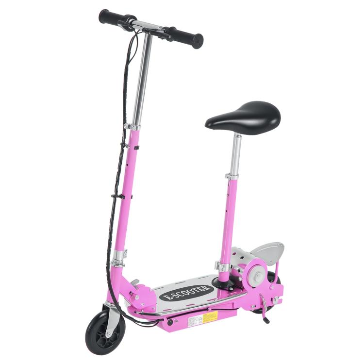 Pink Electric Scooter for Kids with Seat