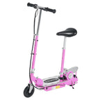 Pink Electric Scooter for Kids with Seat
