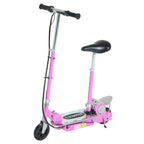 Pink Electric Scooter for Kids with Seat