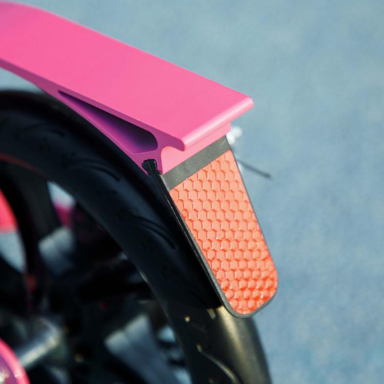 Kids Scooter with Four-Level Adjustable Handlebar, Dual Brake System, 200mm Wheels, ABEC-7 Bearings, Pink
